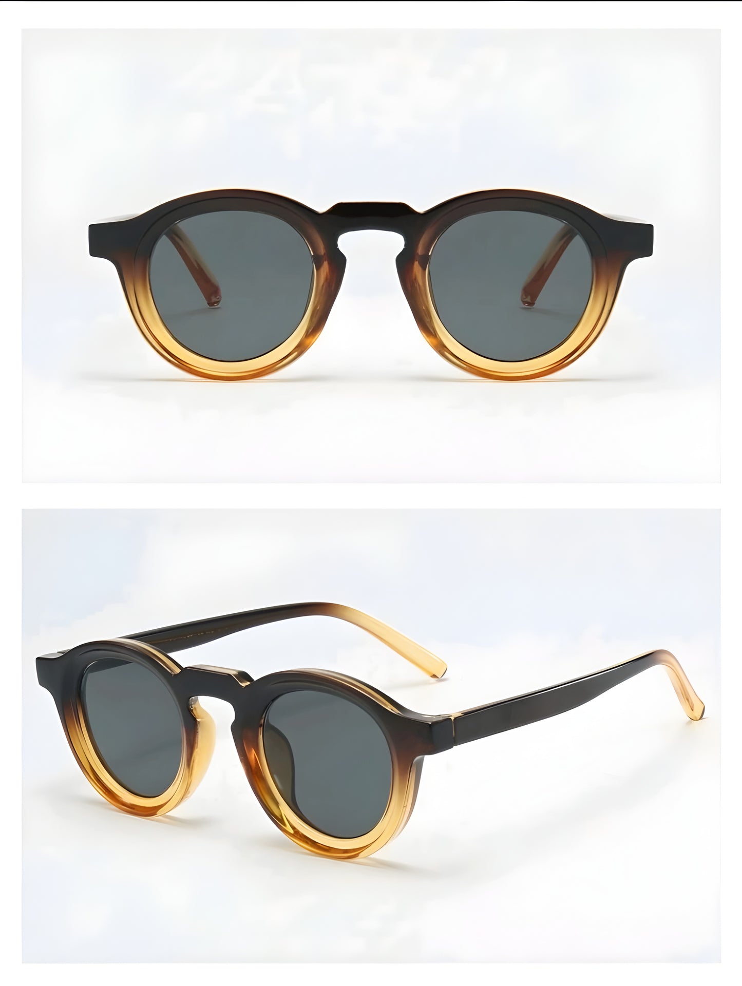 The Moctavo 1974 Luxury Acetate Sunglasses – Eclipse Gradient