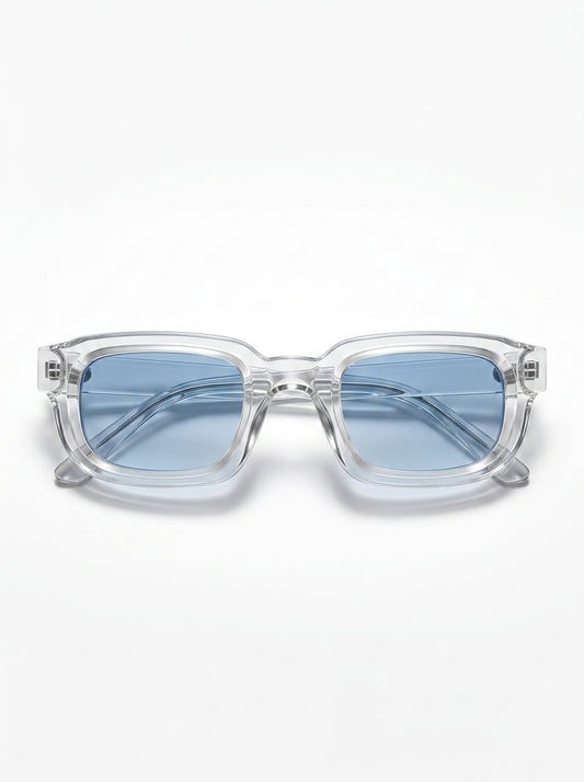 The Moctavo 1992 Luxury Acetate Sunglasses – Ice Blue Edition