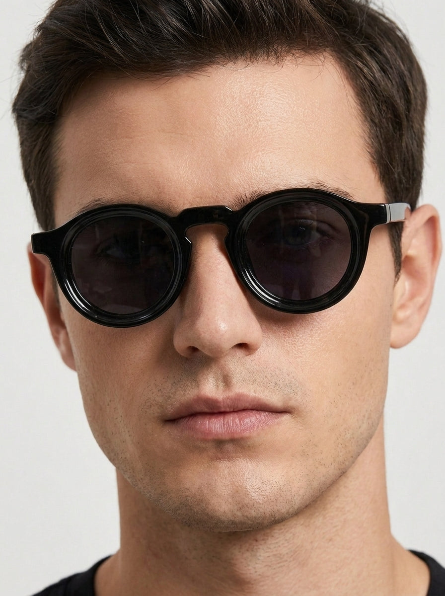 The Moctavo 1974 Luxury Acetate Sunglasses – Onyx Edition