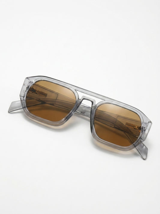 The Moctavo 1985 Luxury Acetate Sunglasses – Crystal Grey Edition